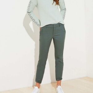 NWT LOFT Girlfriend Chinos in Olive Green